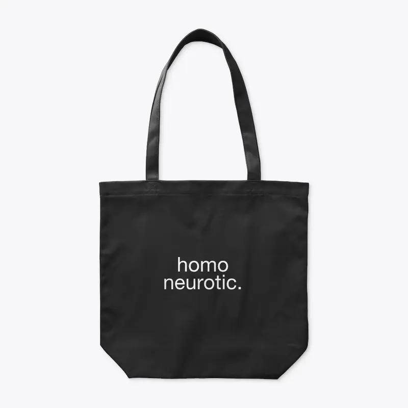 homo neurotic tote bag - black